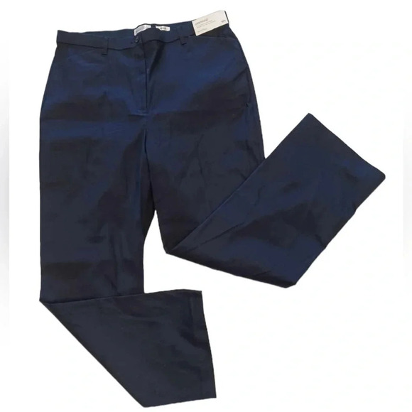 Northern Reflections Essential Blue Straight Leg Trousers Pants Size  18T - Picture 2 of 9